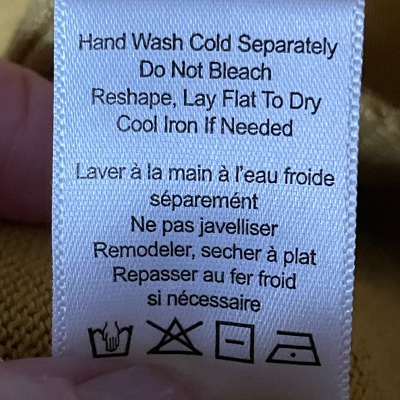 Marla Wynne Yellow Knit Wrist Length Sleeve Sweater with Detachable Scarf SZ: L - Picture 11 of 13